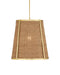 Deauville One Light Pendant in Natural/Polished Brass