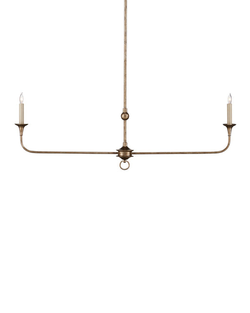 Nottaway Two Light Chandelier in Pyrite Bronze