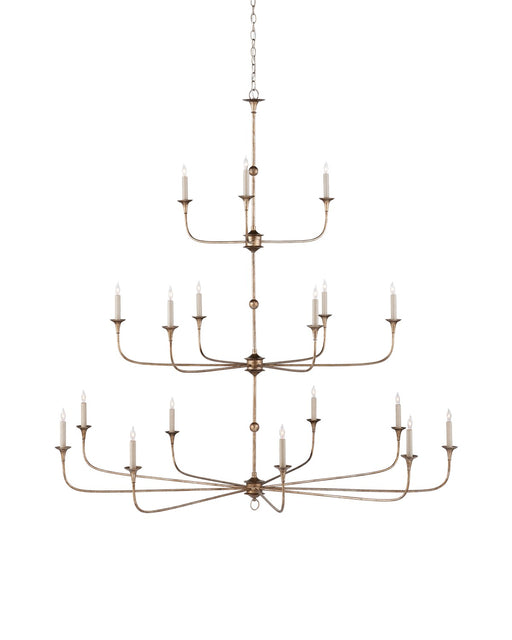 Nottaway 18 Light Chandelier in Pyrite Bronze