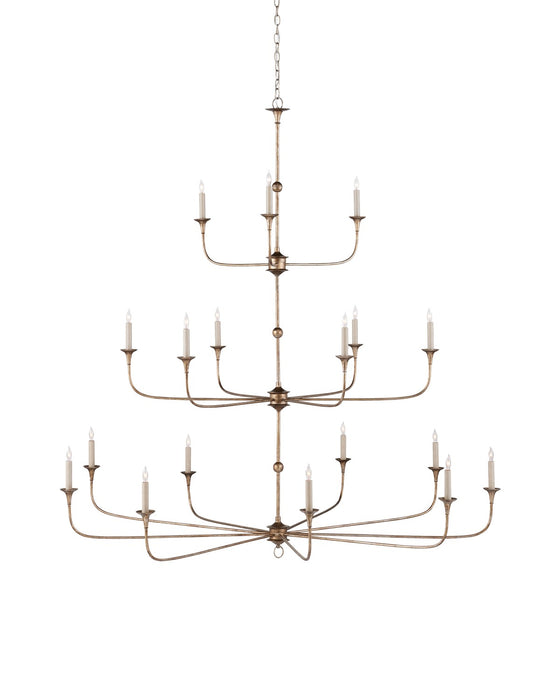 Nottaway 18 Light Chandelier in Pyrite Bronze