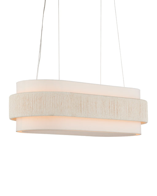 9000-1135 - Monreale 5-Light Chandelier in White & Sugar White by Currey and Company