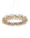 Crystal Bud 24 Light Chandelier in Clear/Brass