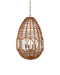 9000-1151 - Columbary 4-Light Pendant in Natural & Khaki by Currey and Company