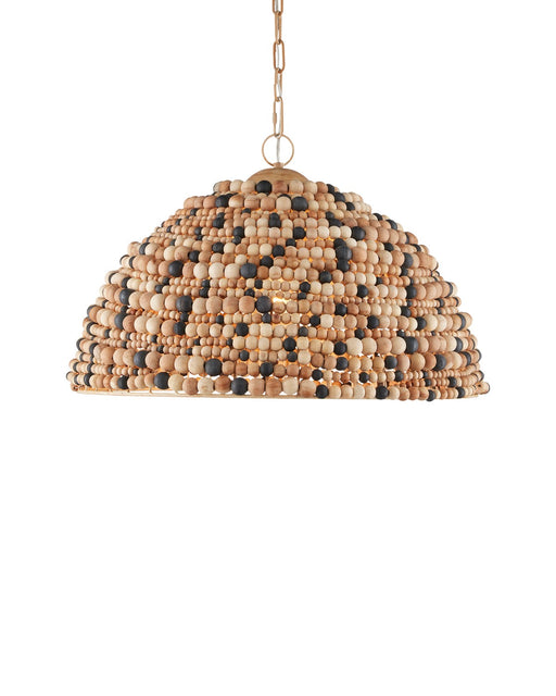 Medley One Light Pendant in Natural/Tan/Black/Coco Cream