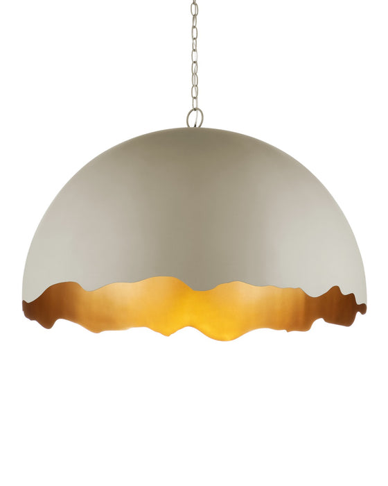 One Light Pendant in Smoky Olive/Contemporary Gold