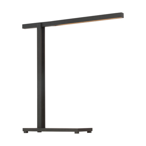 Stagger LED Table Lamp in Nightshade Black