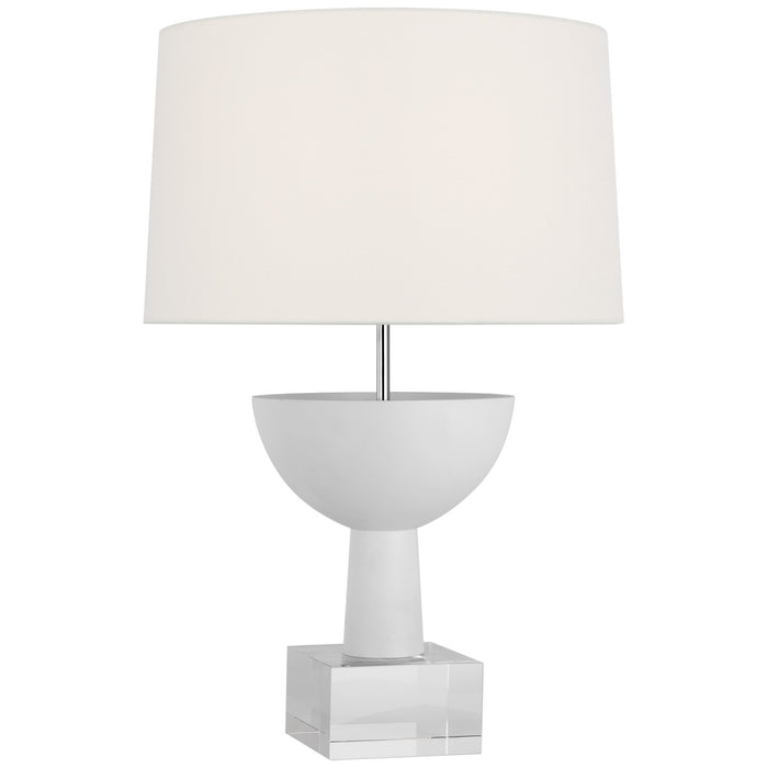 Eadan LED Table Lamp in Plaster White