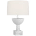 Eadan LED Table Lamp in Plaster White