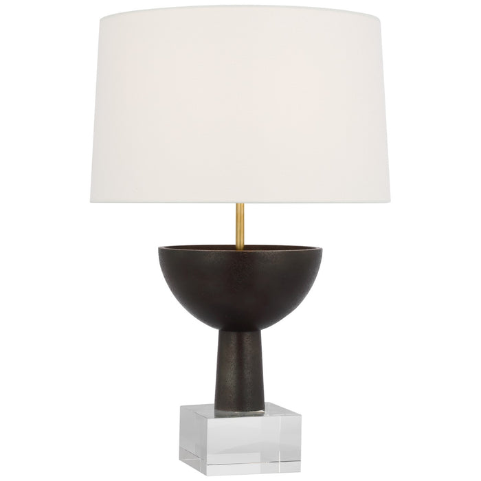 Eadan LED Table Lamp in Warm Iron