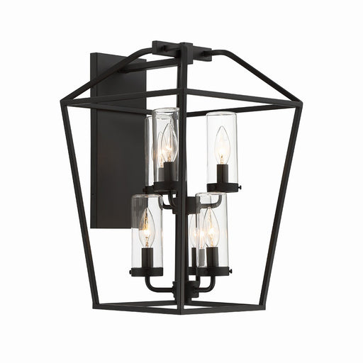 Bastille Six Light Lantern in Black