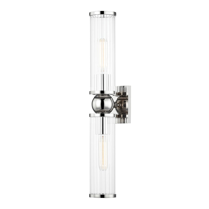 5272-PN - Malone 2-Light Wall Sconce in Polished Nickel by Hudson Valley