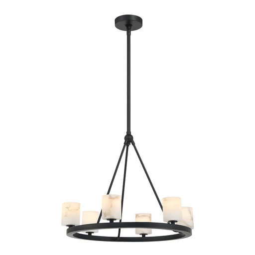 Aragon LED Chandelier in Matte Black