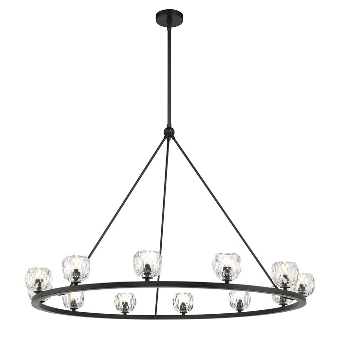 Aragon LED Chandelier in Matte Black