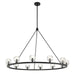 Aragon LED Chandelier in Matte Black