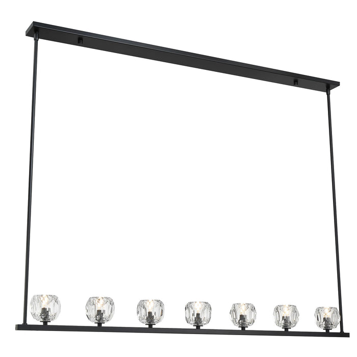 Aragon LED Chandelier in Matte Black