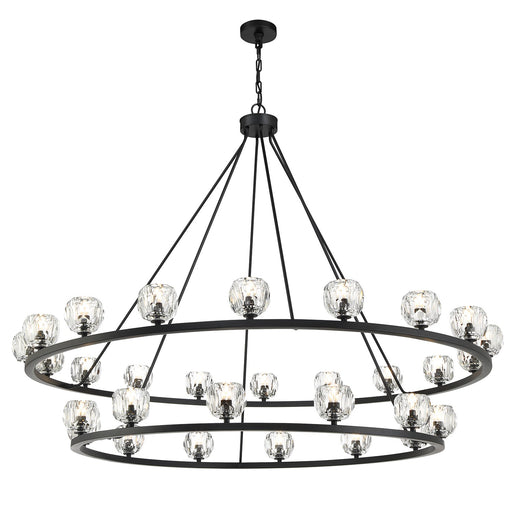 Aragon LED Chandelier in Matte Black