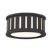 KEN-2200-BF - Kendal 2-Light Flush Mount in Black Forged by Crystorama