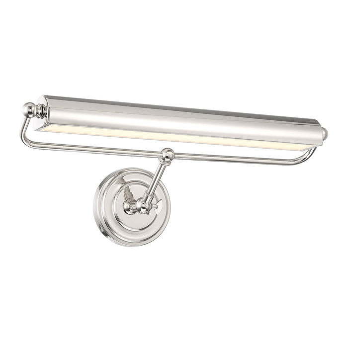 MLR-202-PN - Miller LED Wall Sconce in Polished Nickel by Crystorama