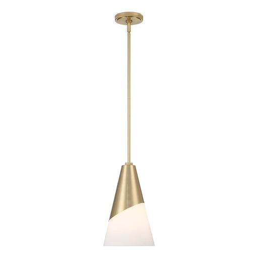 Tori One Light Pendant in Vibrant Gold