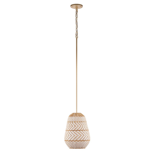 ZAN-9011-SG - Zanzibar 1-Light Pendant in Soft Gold by Crystorama