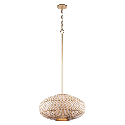 ZAN-9014-SG - Zanzibar 4-Light Pendant in Soft Gold by Crystorama