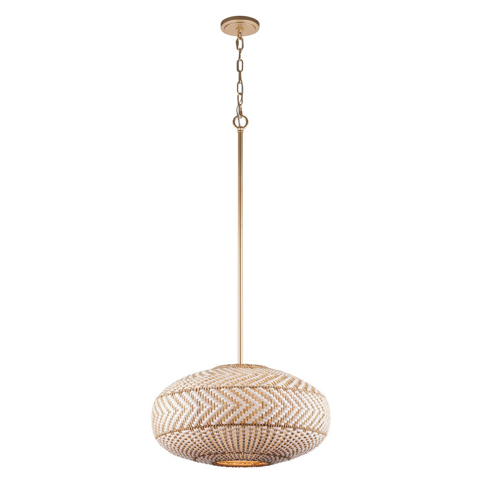 ZAN-9014-SG - Zanzibar 4-Light Pendant in Soft Gold by Crystorama