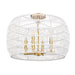 6808-4SF MBG-WR - Ellie 6 Light Semi-Flush in Modern Brushed Gold by Golden Lighting