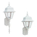 Polycarbonate Outdoor One Light Outdoor Wall Lantern in White