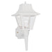 Polycarbonate Outdoor One Light Outdoor Wall Lantern in White