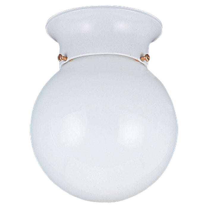 Tomkin One Light Flush Mount in White