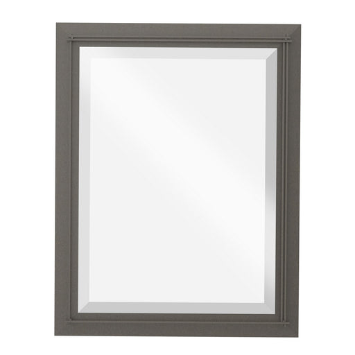 Metra Large Beveled Mirror in Dark Smoke - 710118-07 by Hubbardton Forge