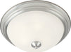 5840MRSN - Essentials 1-Light Flush Mount in Satin Nickel by Maxim Lighting