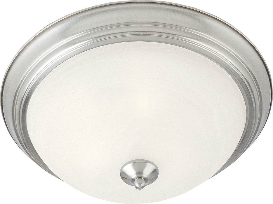 5840MRSN - Essentials 1-Light Flush Mount in Satin Nickel by Maxim Lighting