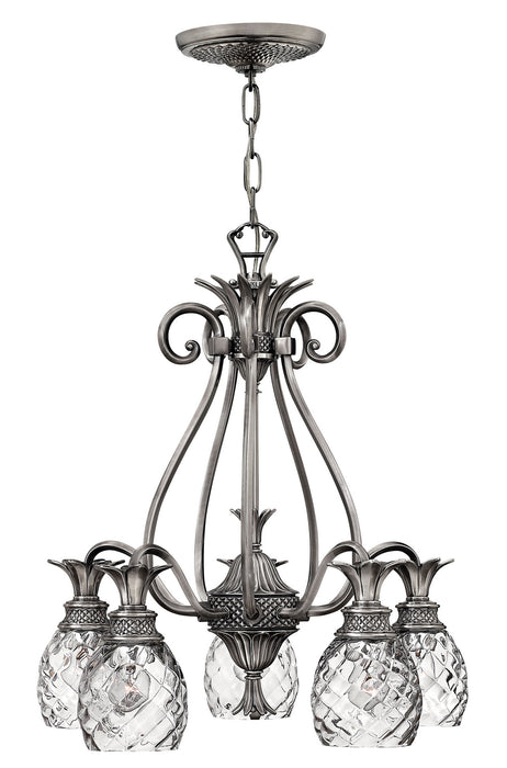 4885PL - Plantation Medium Single Tier Chandelier by Hinkley Lighting