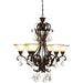 AC1830- Florence Chandelier in Multi Tone Bronze by Artcraft