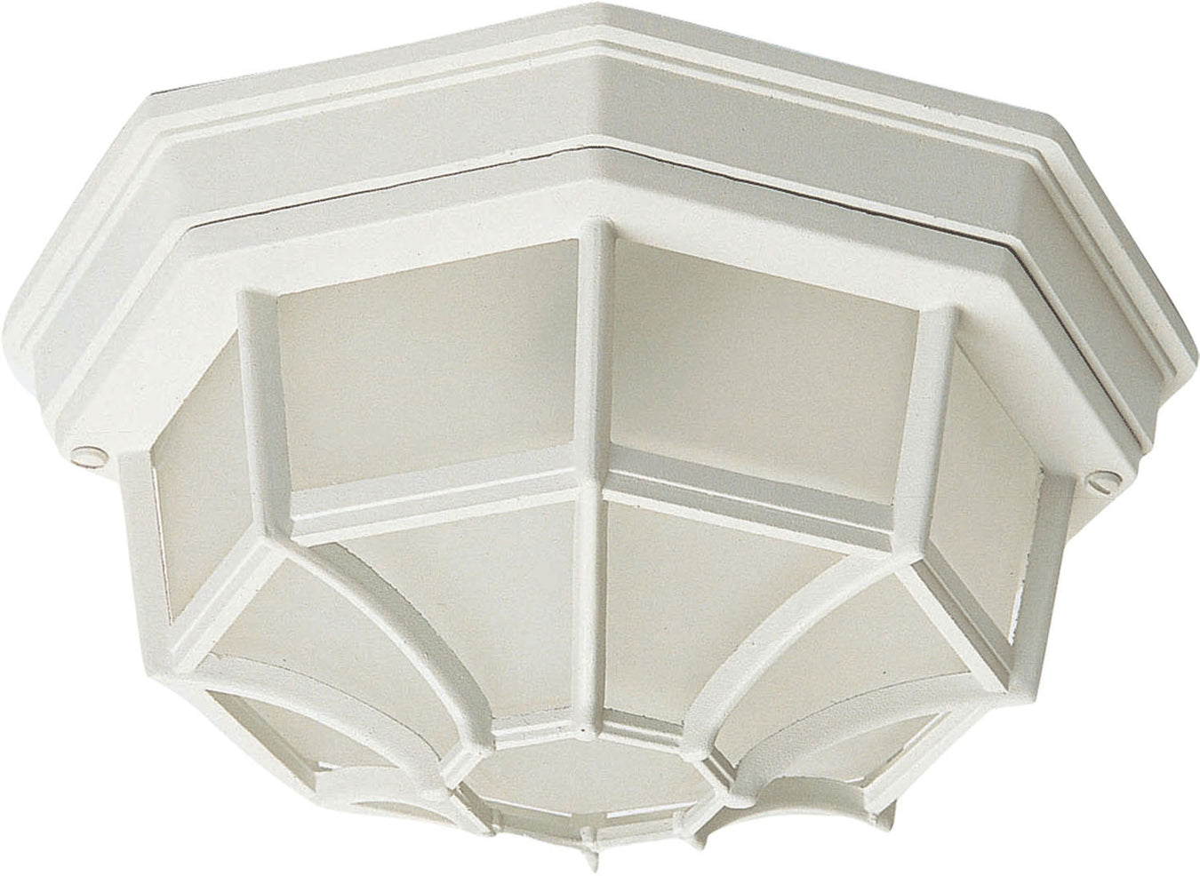 1020WT - Crown Hill 2-Light Outdoor Ceiling Mount in White by Maxim Lighting