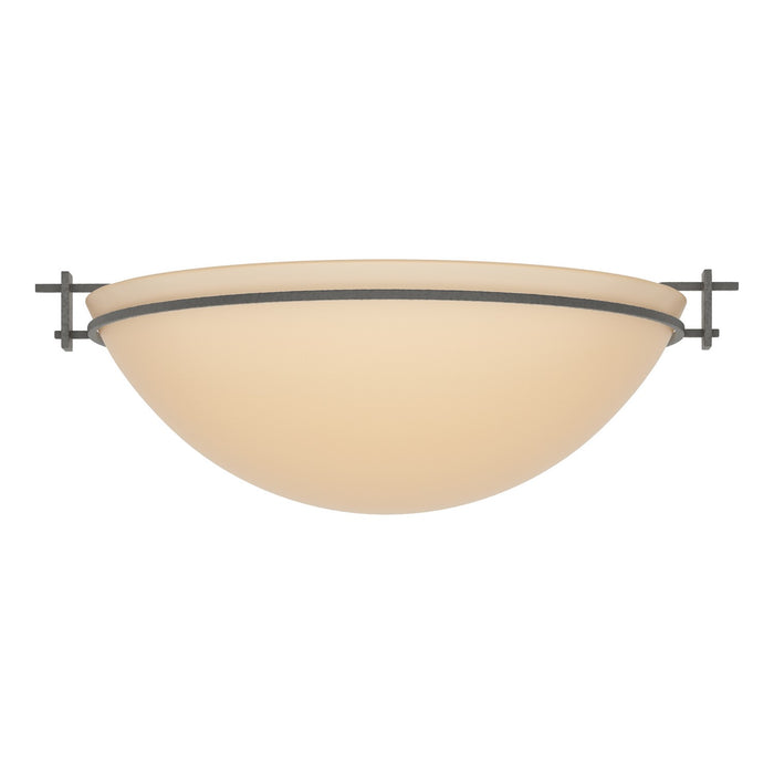 Moonband Large Semi-Flush in Natural Iron - 124252-SKT-20-SS0050 by Hubbardton Forge