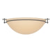 Moonband Large Semi-Flush in Natural Iron - 124252-SKT-20-SS0050 by Hubbardton Forge