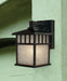 9110-68- Barton Outdoor 1-Light Wall Sconce in Winchester with Arizona Glass by Dolan Designs