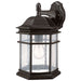 9235-68- Barlow Outdoor 1-Light Wall Sconce in Winchester with Seedy Glass by Dolan Designs