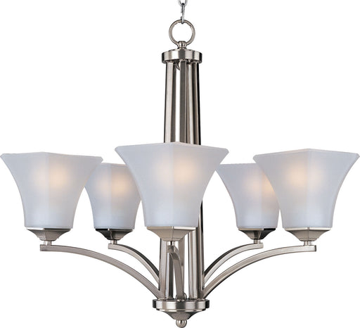 20095FTSN - Aurora 5-Light Chandelier in Satin Nickel by Maxim Lighting