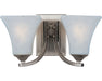 20099FTSN - Aurora 2-Light Bath Vanity in Satin Nickel by Maxim Lighting