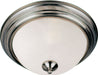 5841FTSN - Essentials 2-Light Flush Mount in Satin Nickel with Frosted Glass by Maxim Lighting