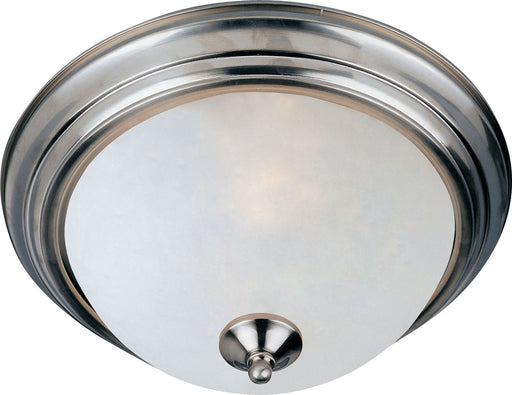 5842FTSN - Essentials 3-Light Flush Mount in Satin Nickel with Frosted Glass by Maxim Lighting