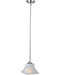 92090FTSN - Aurora 1-Light Mini Pendant in Satin Nickel by Maxim Lighting