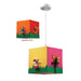 5125/1 - Novelty 1-Light Pendant in Multicolor by ELK Home