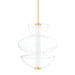 5319-AGB - Palermo LED Pendant in Aged Brass by Hudson Valley