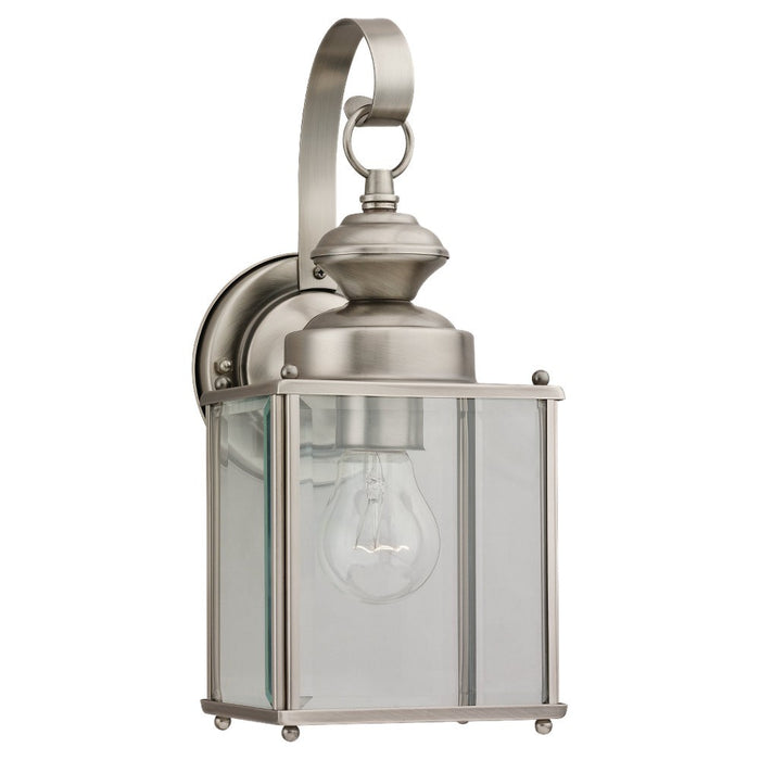 Jamestowne One Light Outdoor Wall Lantern in Antique Brushed Nickel