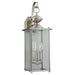 Jamestowne Two Light Outdoor Wall Lantern in Antique Brushed Nickel