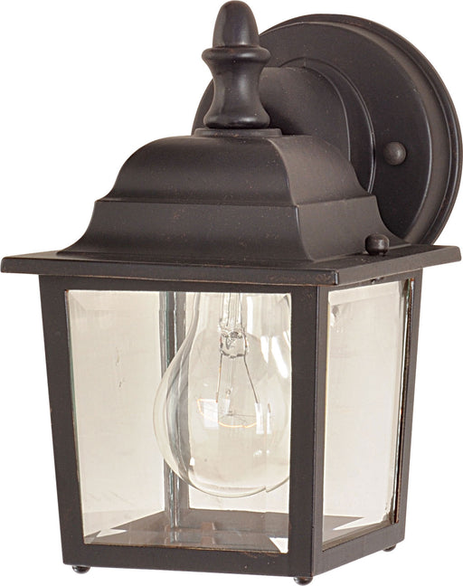 1025EB - Builder Cast 1-Light Outdoor Wall Lantern in Empire Bronze with Clear Glass by Maxim Lighting